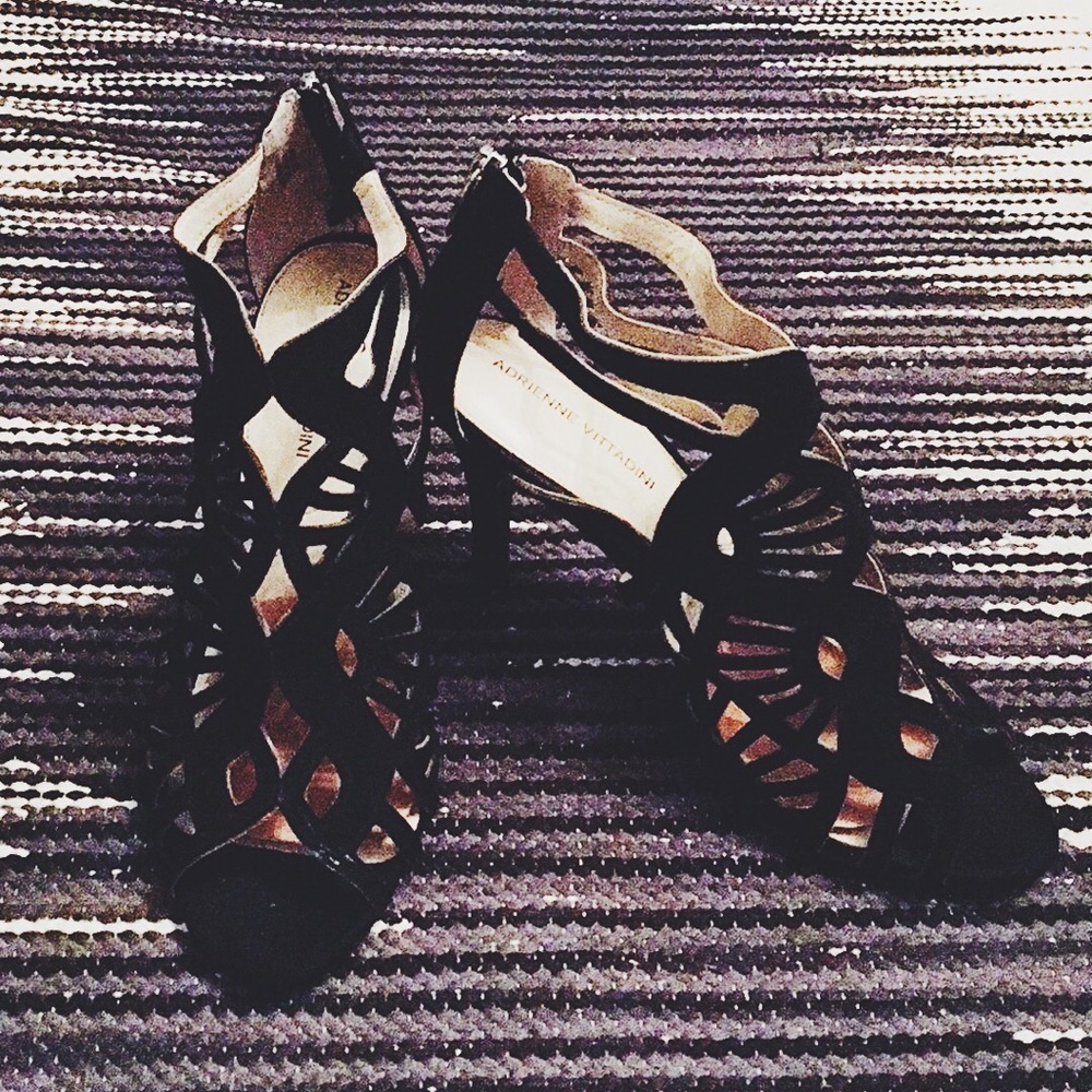 Adrienne Vittadini velvet heels